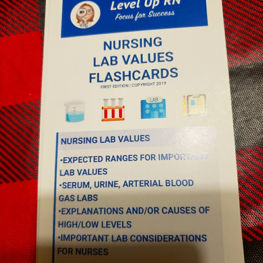 Cathy Parkes LevelUpRN Lab Study Cards